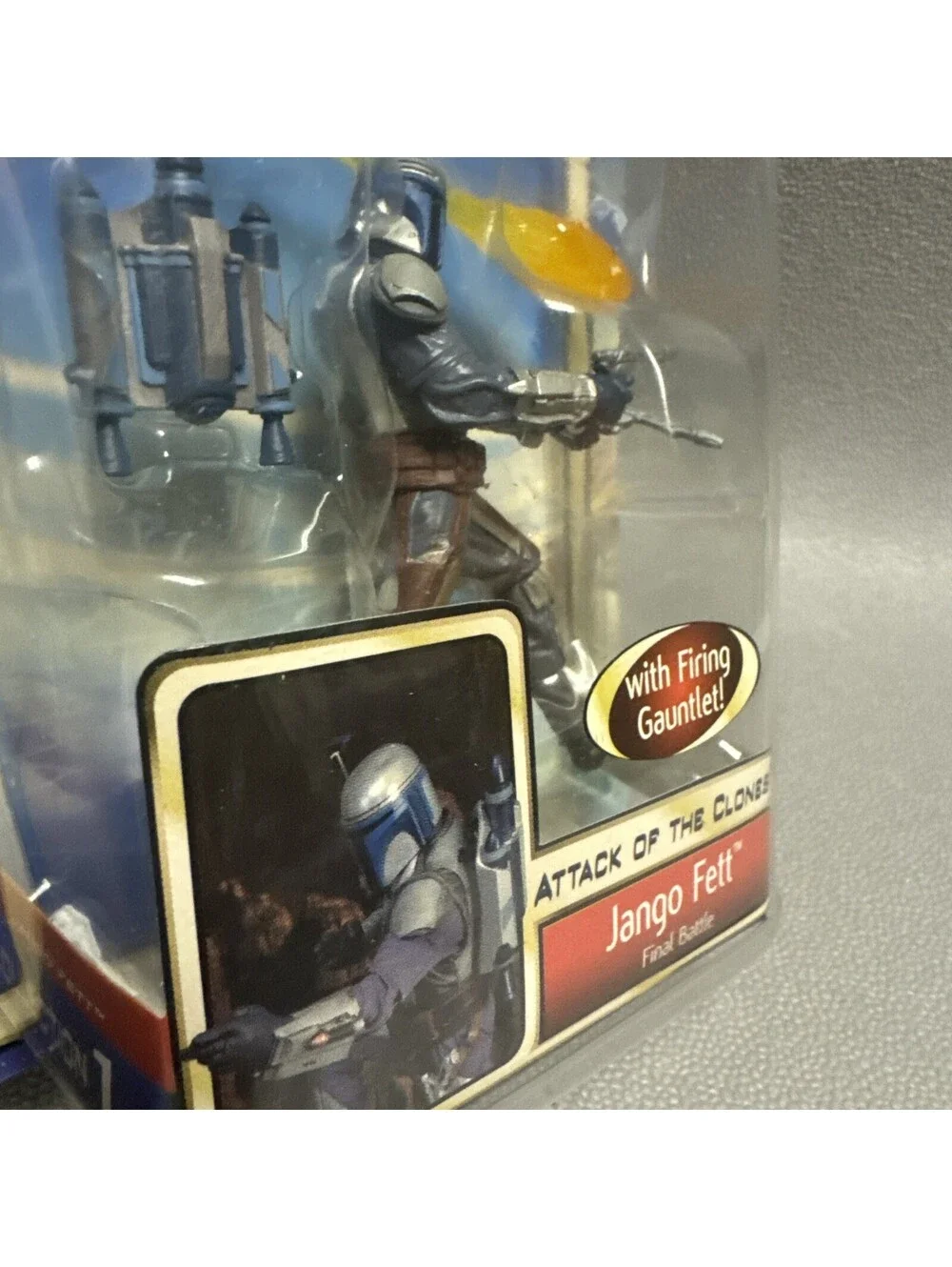 Hasbro Star Wars Attack Of The Clones Jango Fett Final Battle Firing Gauntlet